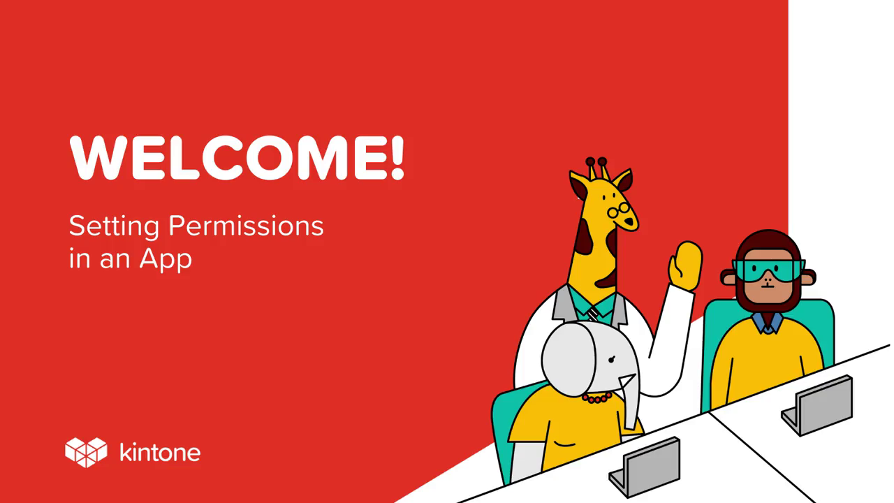 Setting Permissions for Kintone Apps